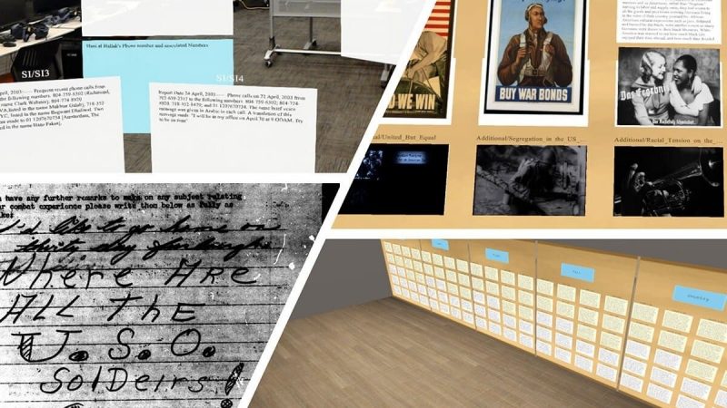  A collage of images from the ICAT-funded project Transforming Public Engagement with Underrepresented Stories, which focuses on the experiences of Black soldiers who served in a segregated Army during World War II.