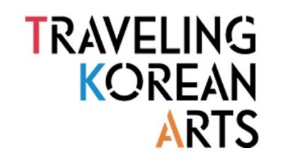  The logo for Traveling Korean Arts. Black, blocky text reads "TRAVELING KOREAN ARTS," except for the first letter of each word. The T is red, the K is blue, and the A is orange