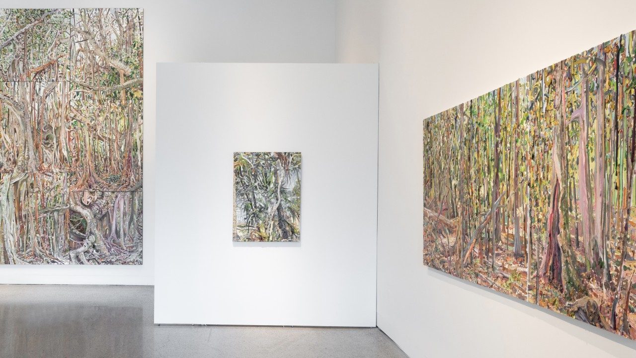  Lilian Garcia-Roig's "Legacy of Place" in the Ruth C. Horton Gallery at the Moss Arts Center.