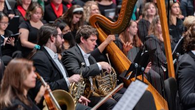  The Roanoke Symphony Orchestra performs its annual "Holiday Pops Spectacular" at the Moss Arts Center.